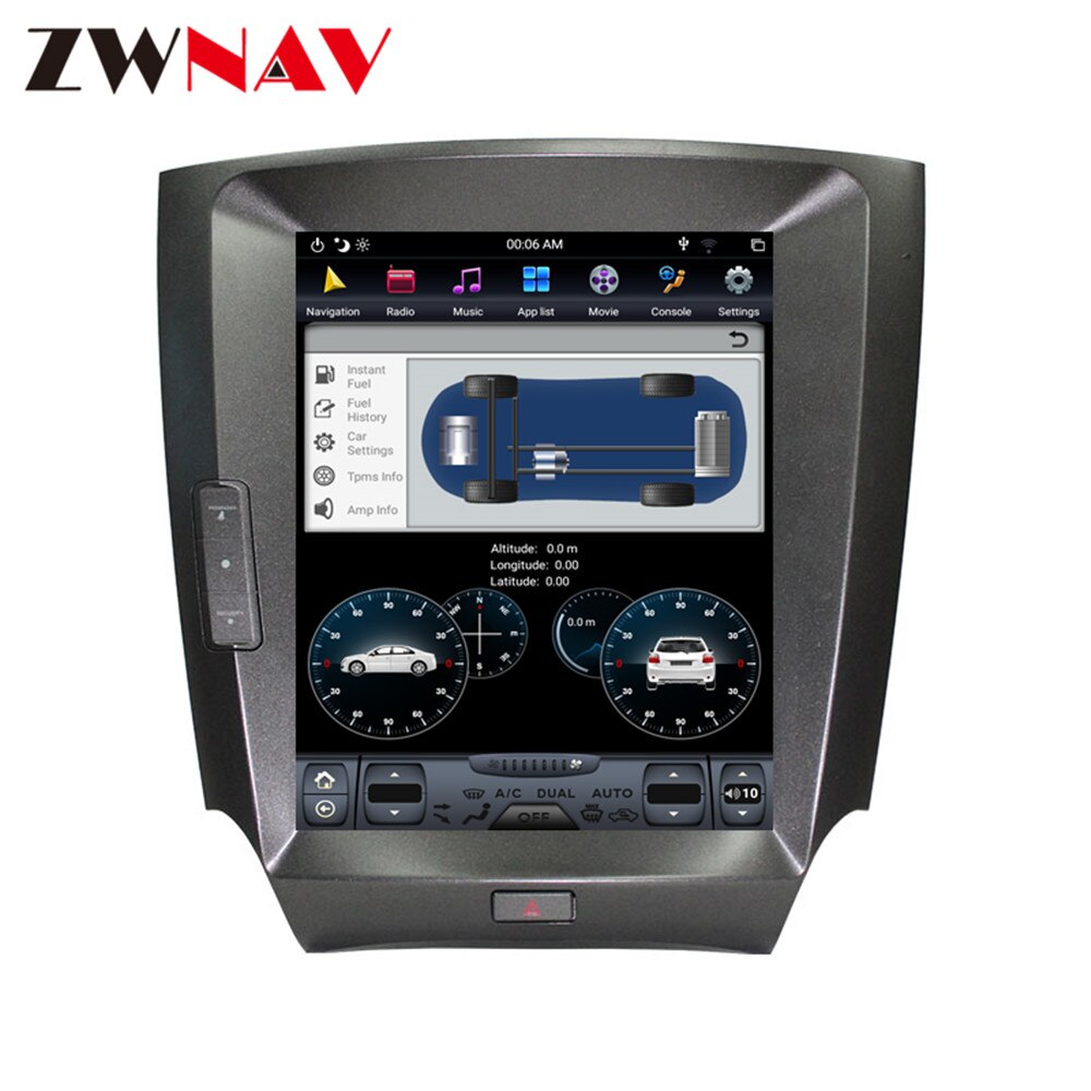 Android 13.0 8+256GB CarPlay Vertical Tesla Radio Car Multimedia