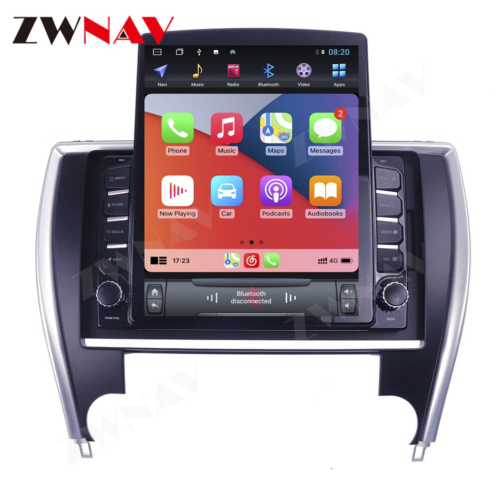 IPS DSP Audio Radio For Toyota Camry 2012-2015 GPS Touch Screen Android 10 64GB Tesla Player Multimedia Navi Head Unit Car