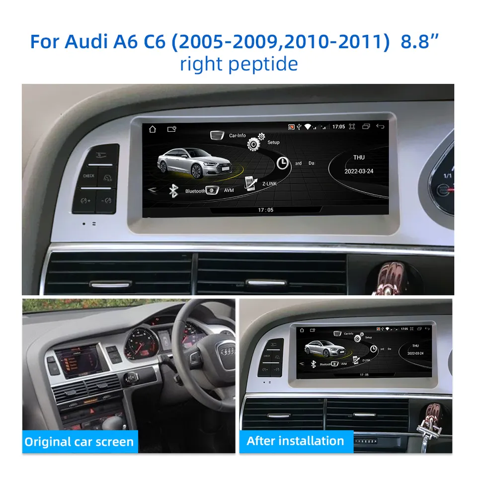 Android Multimedia Player For Audi A6 4F AU 2005 2006 2007 2008