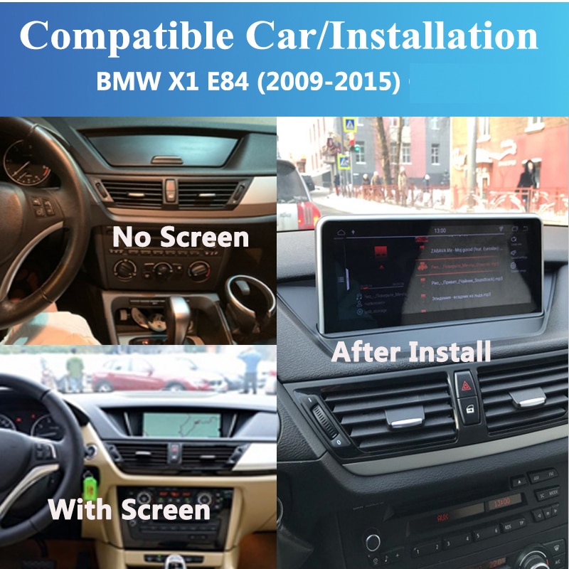 ZWNAV iDrive 10.25" Android Car Radio Carplay For BMW X1 E84 CIC 2009-2017 GPS Navigation Multimedia Player Stereo Audio 64GB