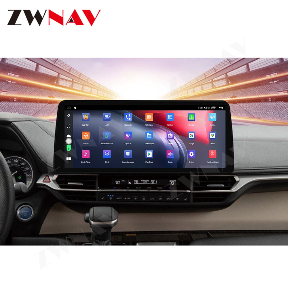 12.3" Android Autoradio Player For Toyota Sienna 2021 Car Multimedia Player GPS Navigation Head Unit Audio Stereo Radio Receiver