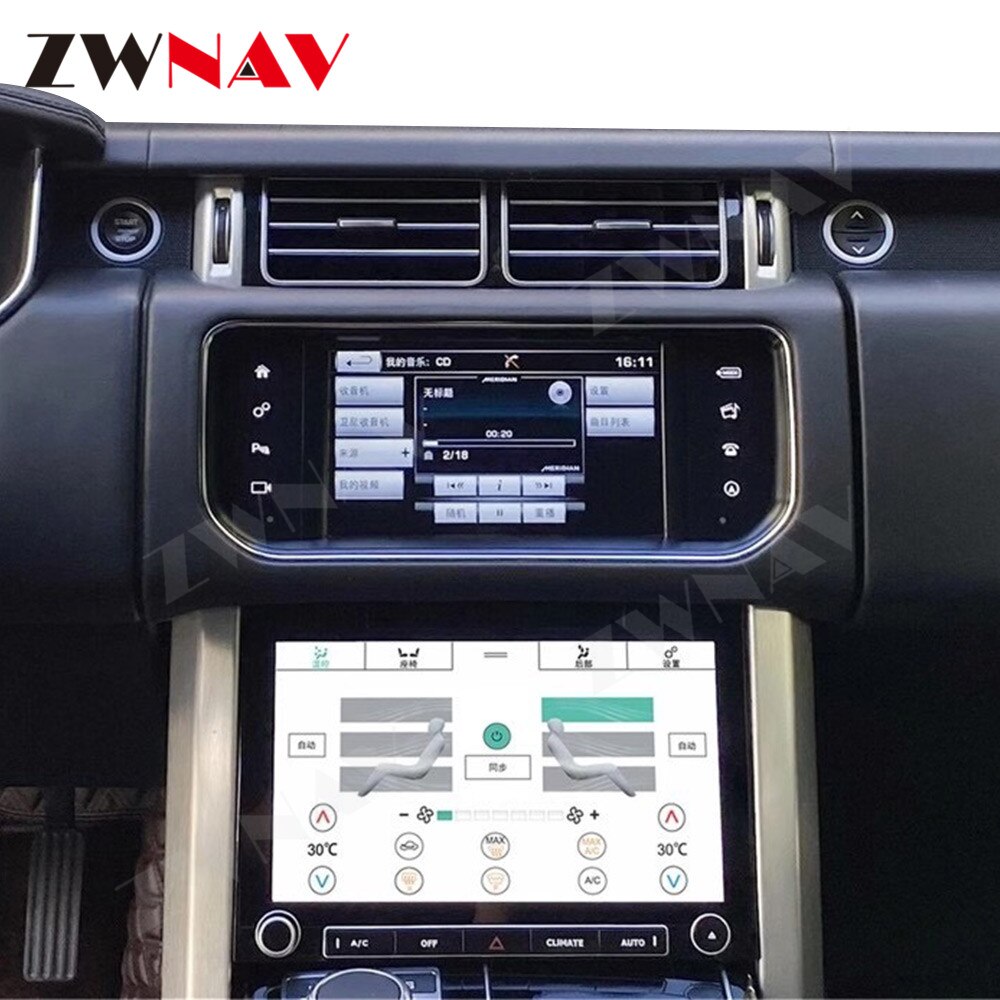 Car LCD Air Conditioning Board AC Panel ForToyota Prado 2018-2023 Climate  Control Air Conditioner LCD Touch Screen-ZWNAV Official Store