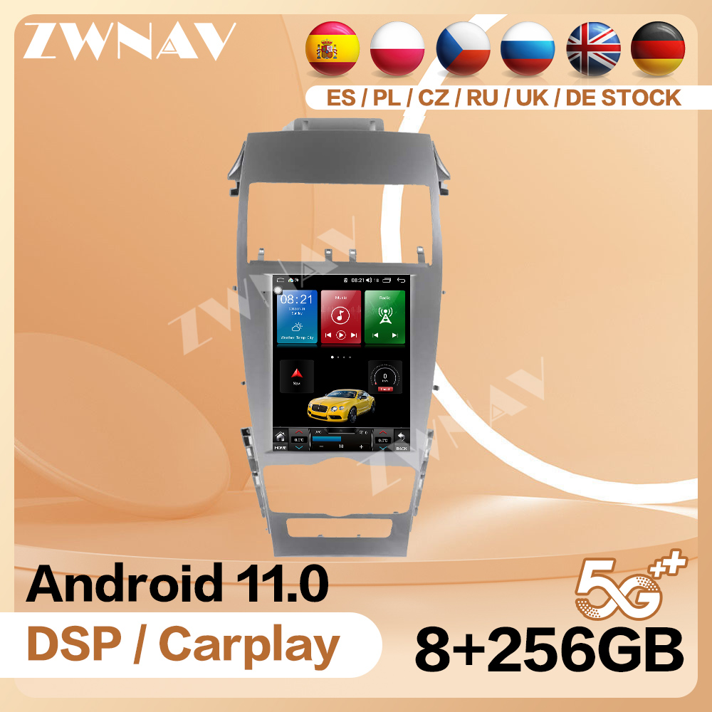 6+128GB For Lincoln MKZ 2013-2020 Carplay Android 12.0 Car Radio GPS Navigator DVD Multimedia Player Head Unit