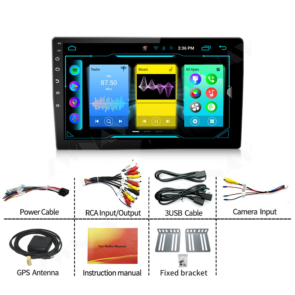 9 inch Universal Carplay Screen Android 15.0 Multimedia Player GPS 9 inch Universal Carplay Screen Android 15.0 Multimedia Player GPS