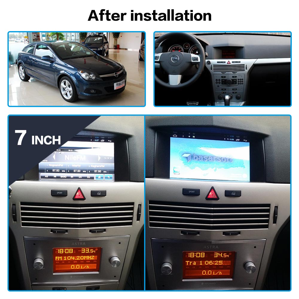 For Opel Astra H Multimedia Android Radio Tape Recorder 2006-2012 2Din Car DVD GPS Navigation Auto Stereo Head Unit Audio Video