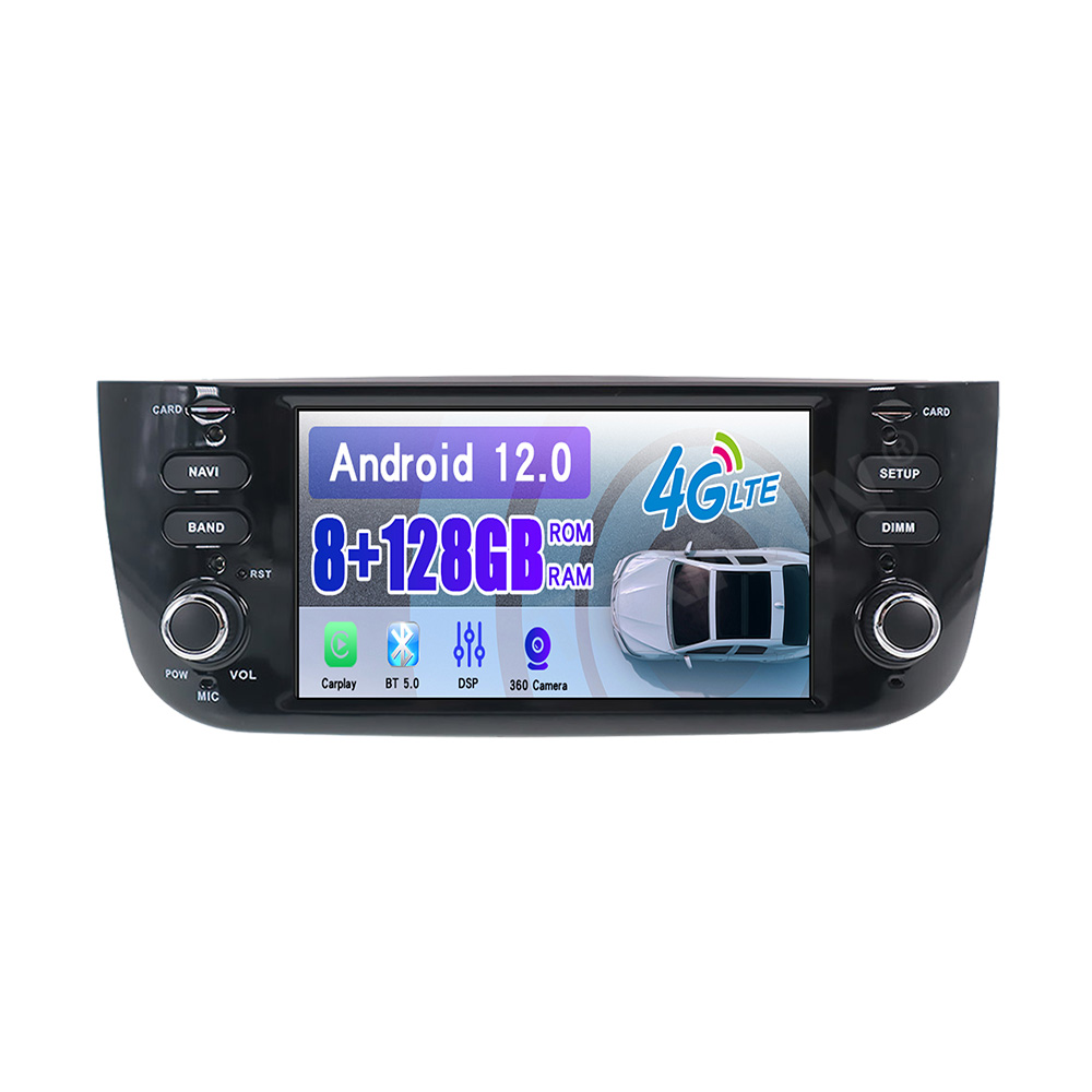 Android Multimedia Player Radio Receiver Stereo For Fiat Punto 2009 2010 2011 2012 2013 2014 2015 Linea 2012-2015 GPS Audio Unit