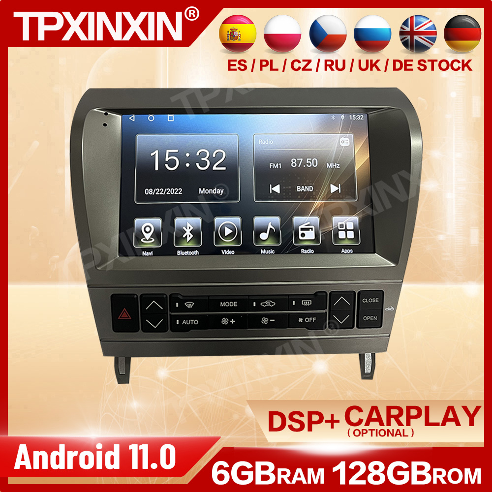Android 11 HD Screen For Lexus SC430 2001-2010 Car GPS CarPlay Multimedia DSP Player Head Unit Radio Audio