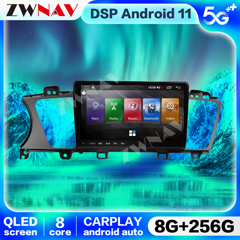 6+128G Android 10 Touch Screen Car Multimedia player For Kia K7 Cadenza 2013 2014 2015 2016 2017 Audio Radio GPS Navi Head Unit