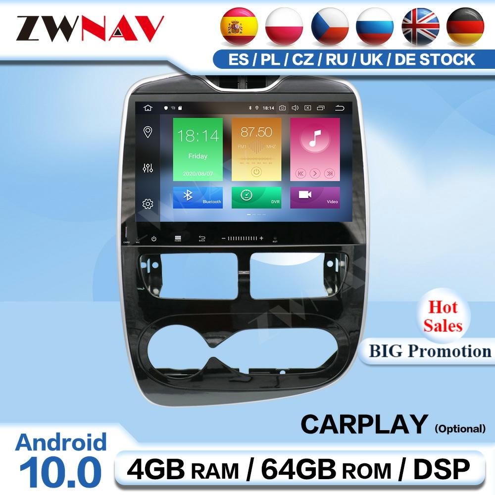 Carplay 2 Din Android Multimedia For Renault Clio 2013 2014 2015 2016 Car  Radio Receiver Auto Audio Stereo Player GPS Head Unit-ZWNAV Official Store