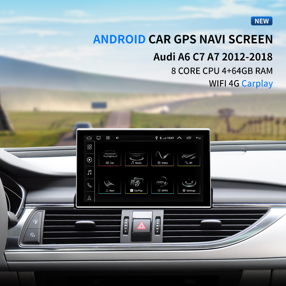 8 Core Android 11 System Car Multimedia Stereo For Audi A6 C7 A7