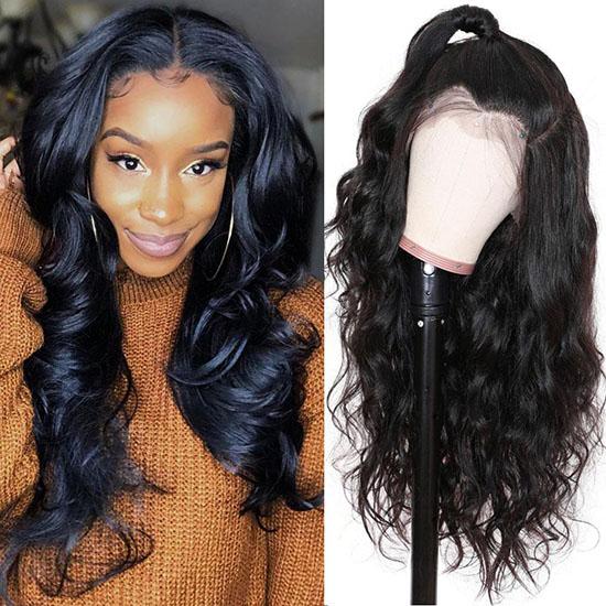 9A Body Wave Lace Front Wigs Human Hair Wigs With Baby Hair, 10-26inch