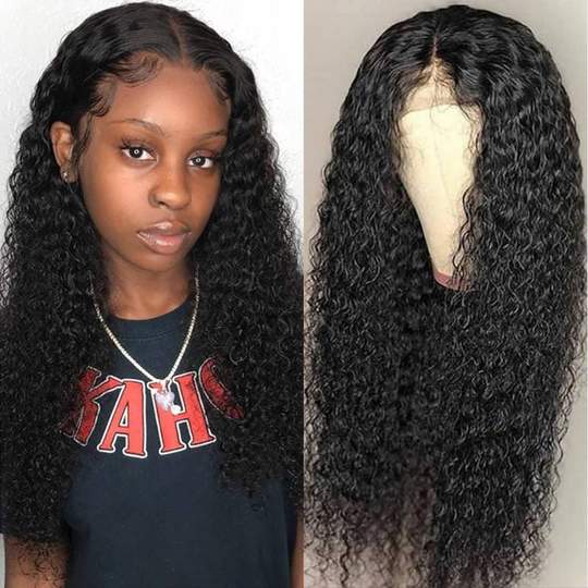 9A 13*4 Lace Front Jerry Curly Human Hair Wigs 10inch-24inch, 100% Virgin Human Hair
