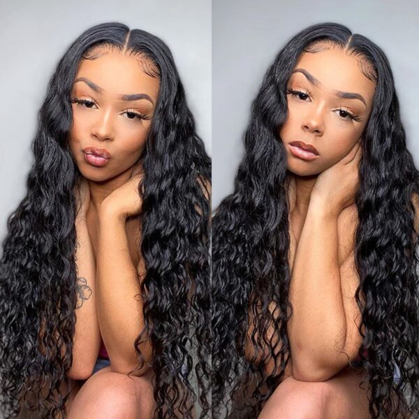 5×5 HD Closure Wigs High Quality Water Wave 6×6 Lace Closure Wig