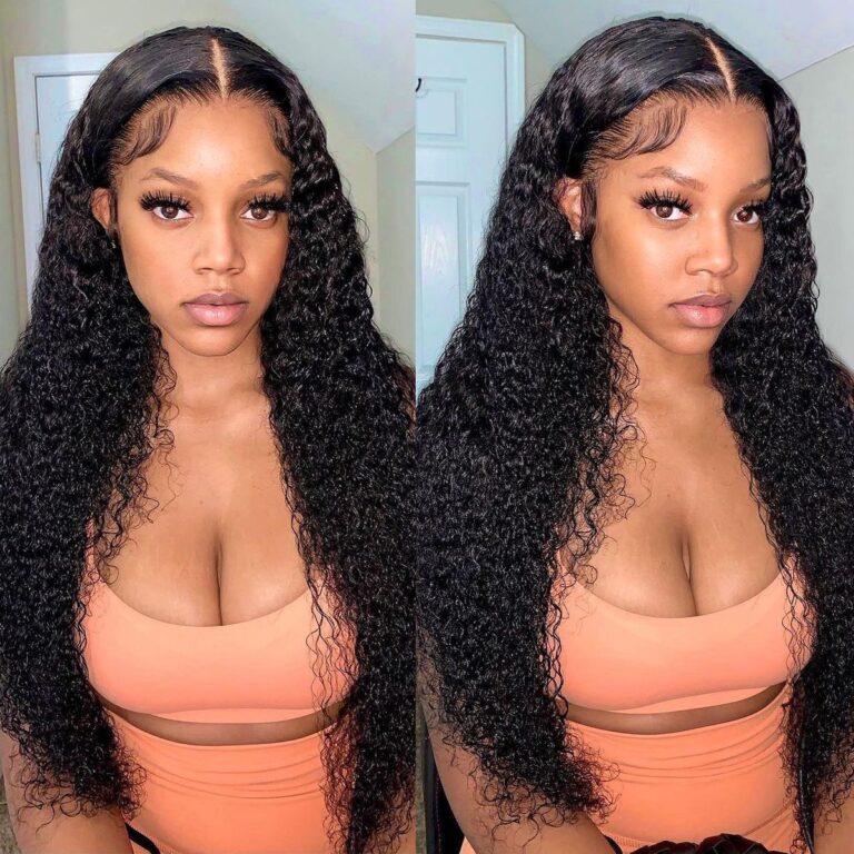 13×4 HD Lace Front Wigs Curly Wave Human Hair Wigs