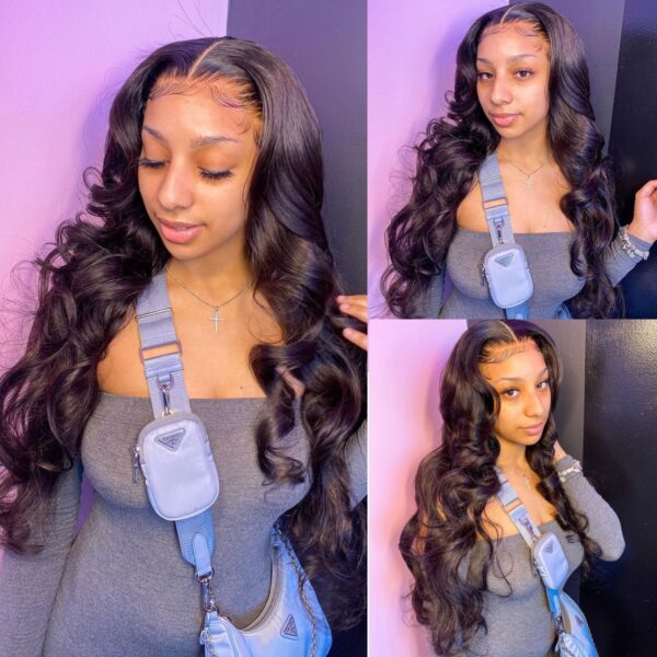 Pre Plucked Body Wave Human Hair Wigs 13×4 Lace Front Wigs