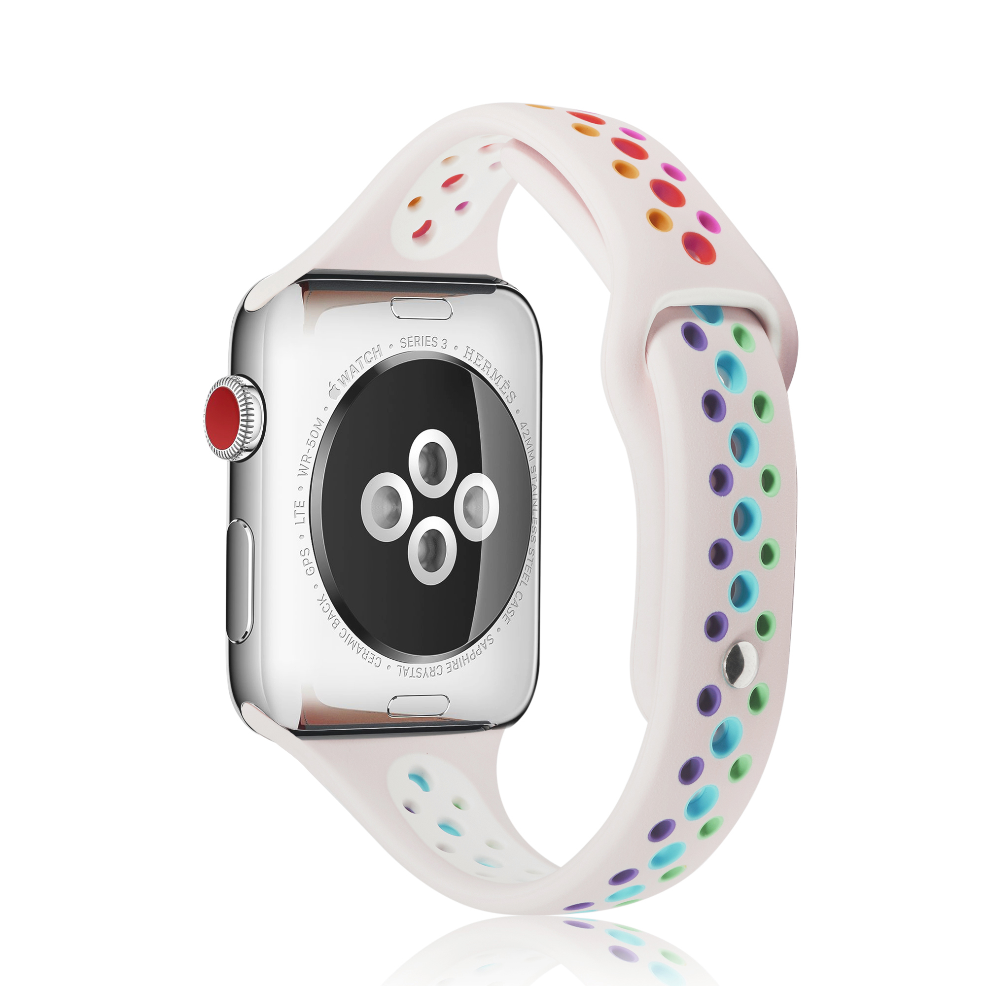 nike apple watch band rainbow