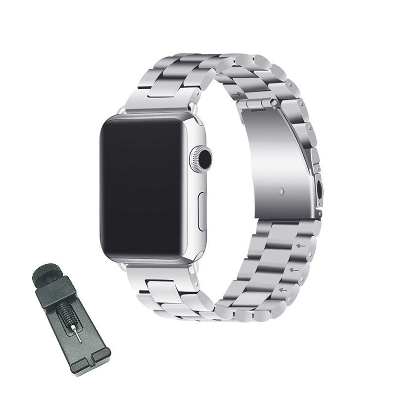 Three baht stainless steel strap Apple watchstrapmall