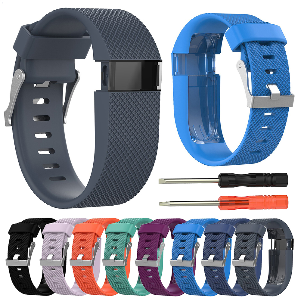 For Fitbit Ionic Replacement Dual Color Silicone Wrist Band Watchband Strap FJ 