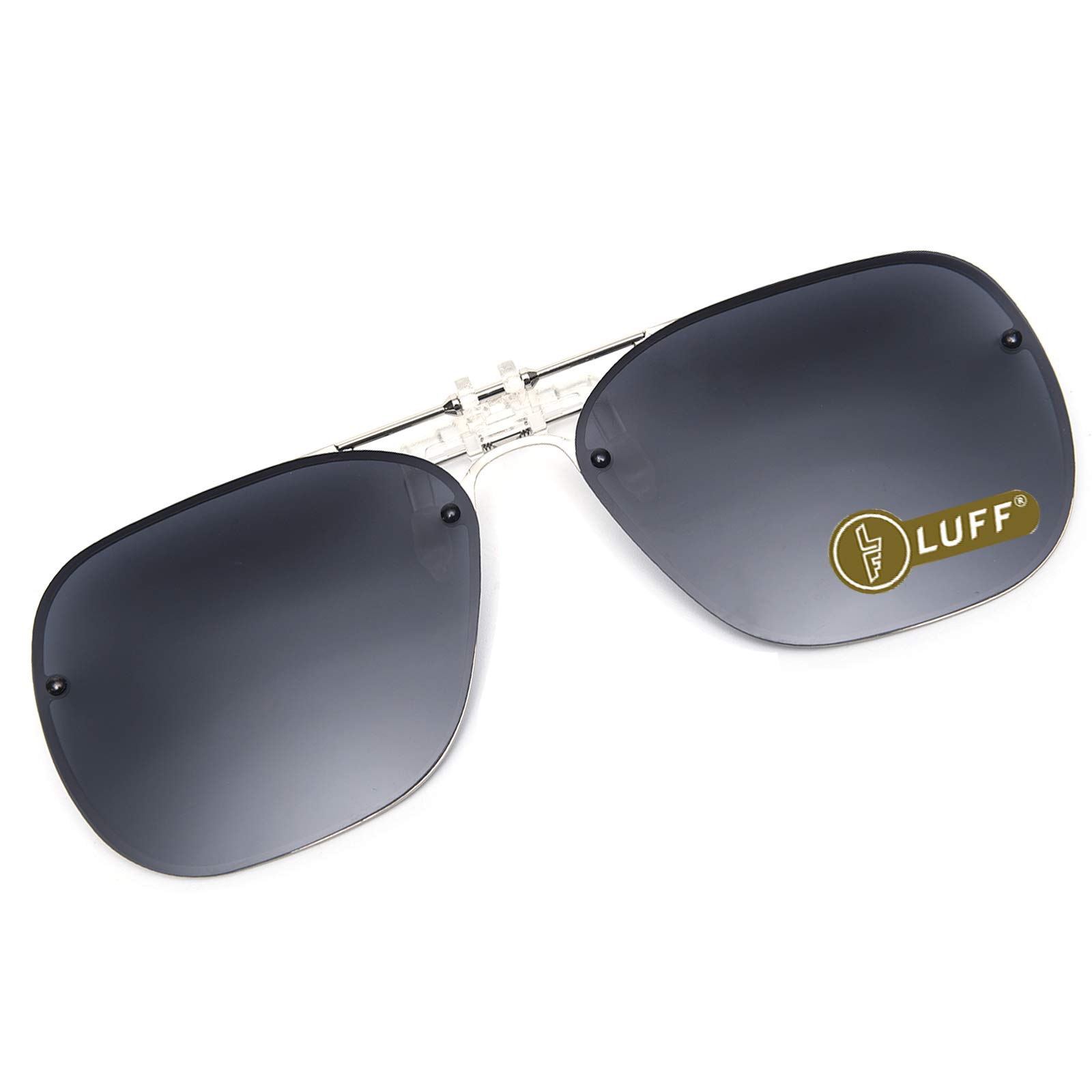 LUFF Polarized Clip-on Sunglasses Flip Up Clip on Glasses UV Protection
