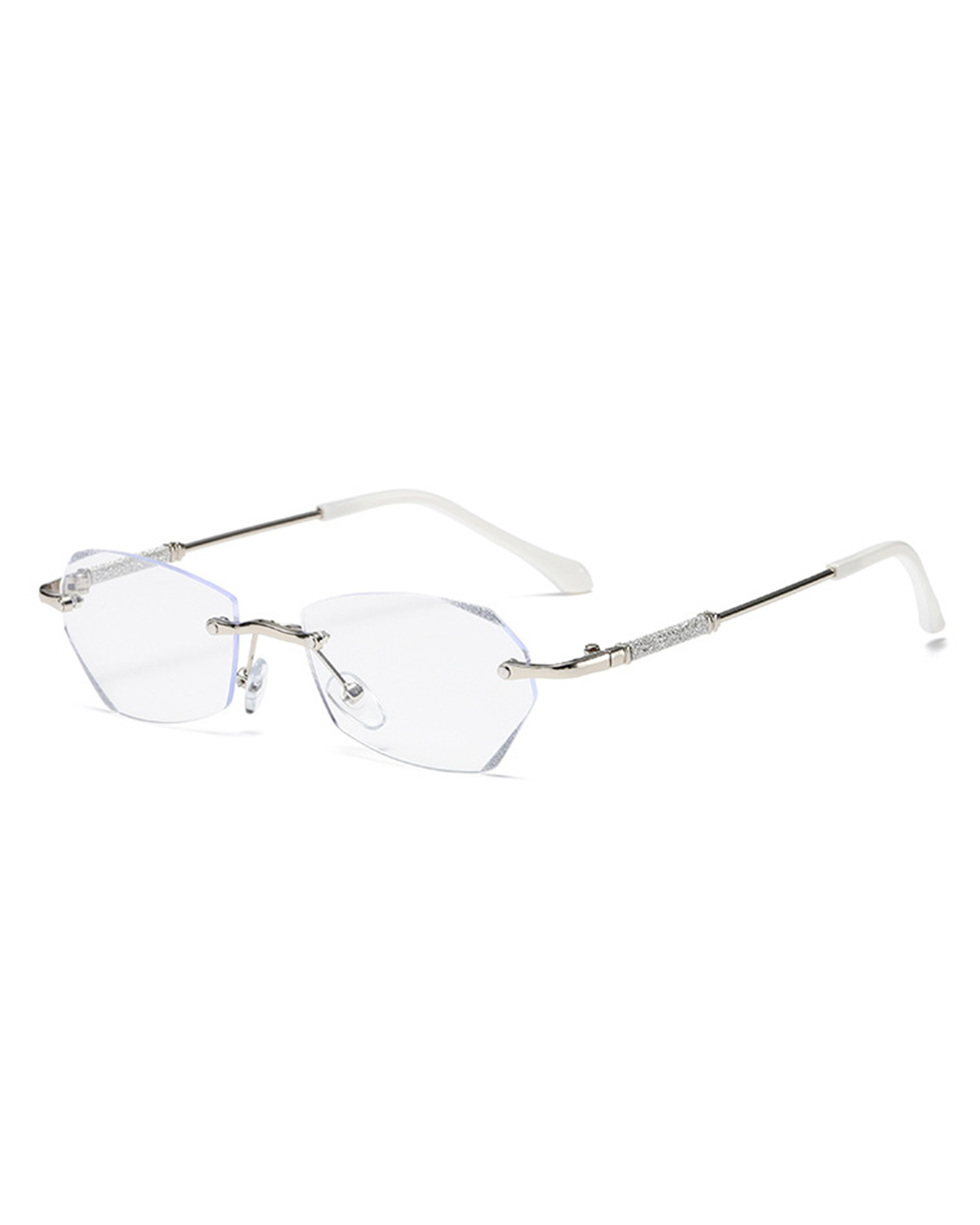 Luff Rimless Reading Glasses For Womenfashion Lightweight Anti Blue L 4721