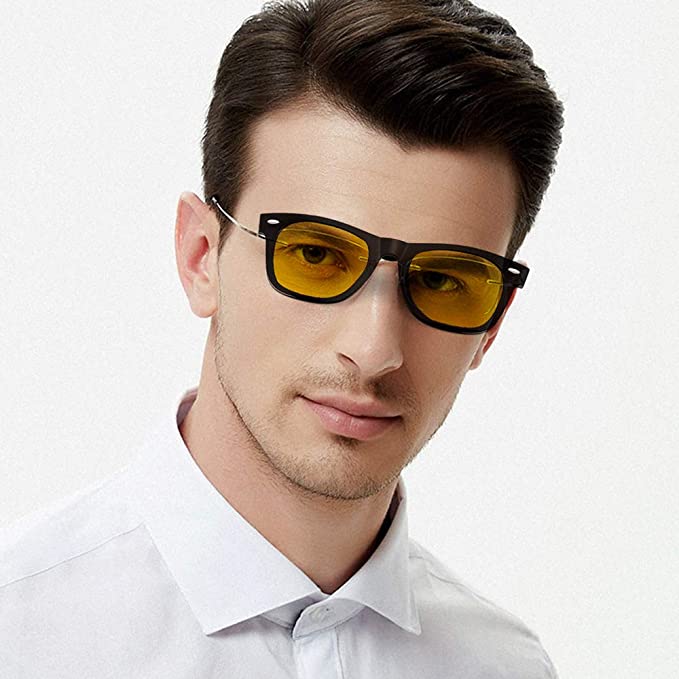 LUFF 2 Pcs Of Sunglasses Clips Night Vision Goggles Can Be Flipped,Convenient And Fast, Suitable For Sunny/Rainy/Fog Days