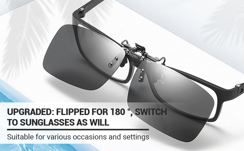 Upgraded: Flipped For 180 &deg;, switch to sunglasses as will