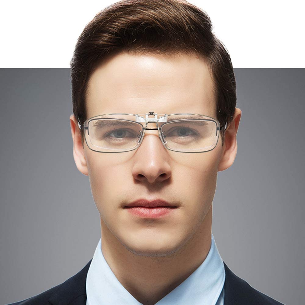 LUFF Reading Glasses Clip Anti-blue light Magnifying Glass Portable Clips