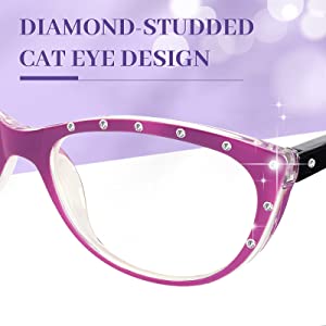computer glasses women blue light blocking