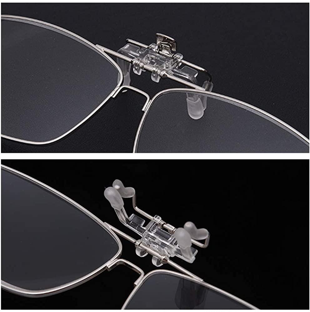 LUFF Reading Glasses Clip Anti-blue light Magnifying Glass Portable Clips