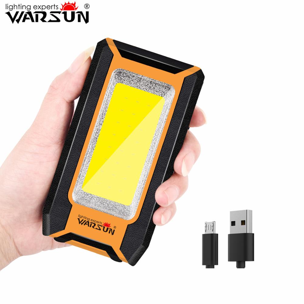 warsun portable led rechargeable work light