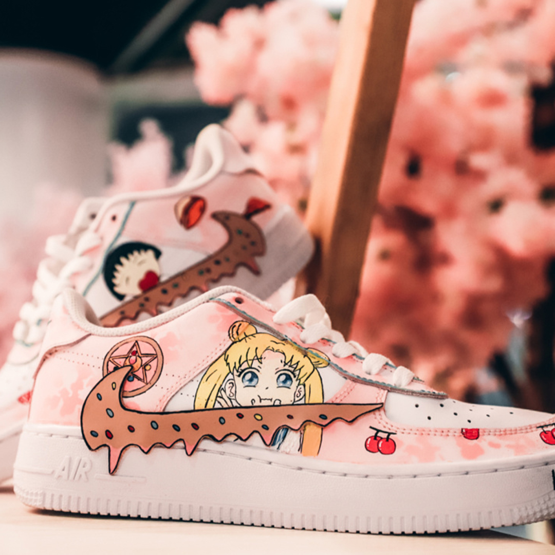 custom air force 1 sailor moon