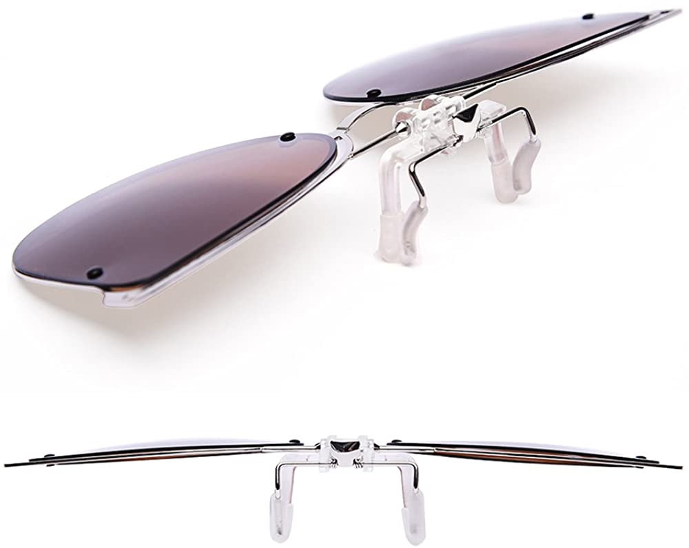 TERAISE Women’s Clip-on Sunglasses for Prescription Glasses- Polarized Flip up Vintage Cat Eye Sunglasses Driving for Ladies-TERAISE