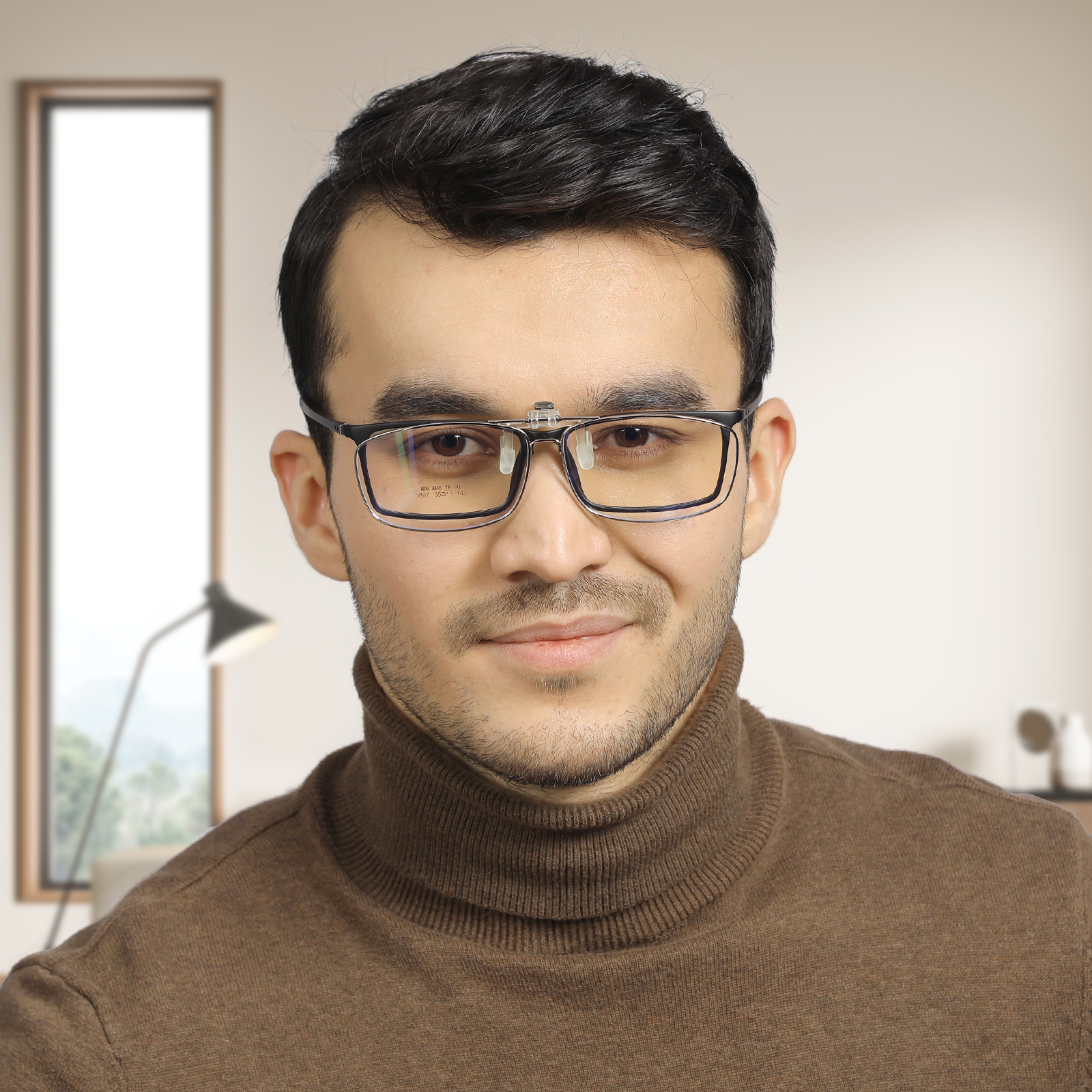 TERAISE Clip On Reading Glasses with Flip Up Function Metal FullFrame