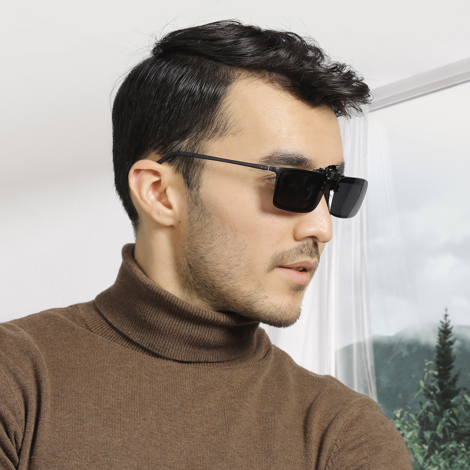 TERAISE Polarized Clip on Sunglasses Over Prescription Glasses Anti-Glare UV400-TERAISE