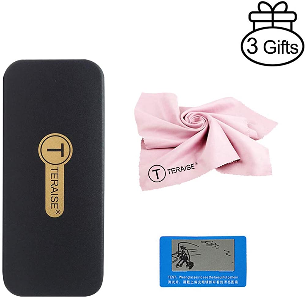 TERAISE Clip on Sunglasses 2-PCS/Day+Night Vision UV400 Flip-Up Sunglasses-TERAISE