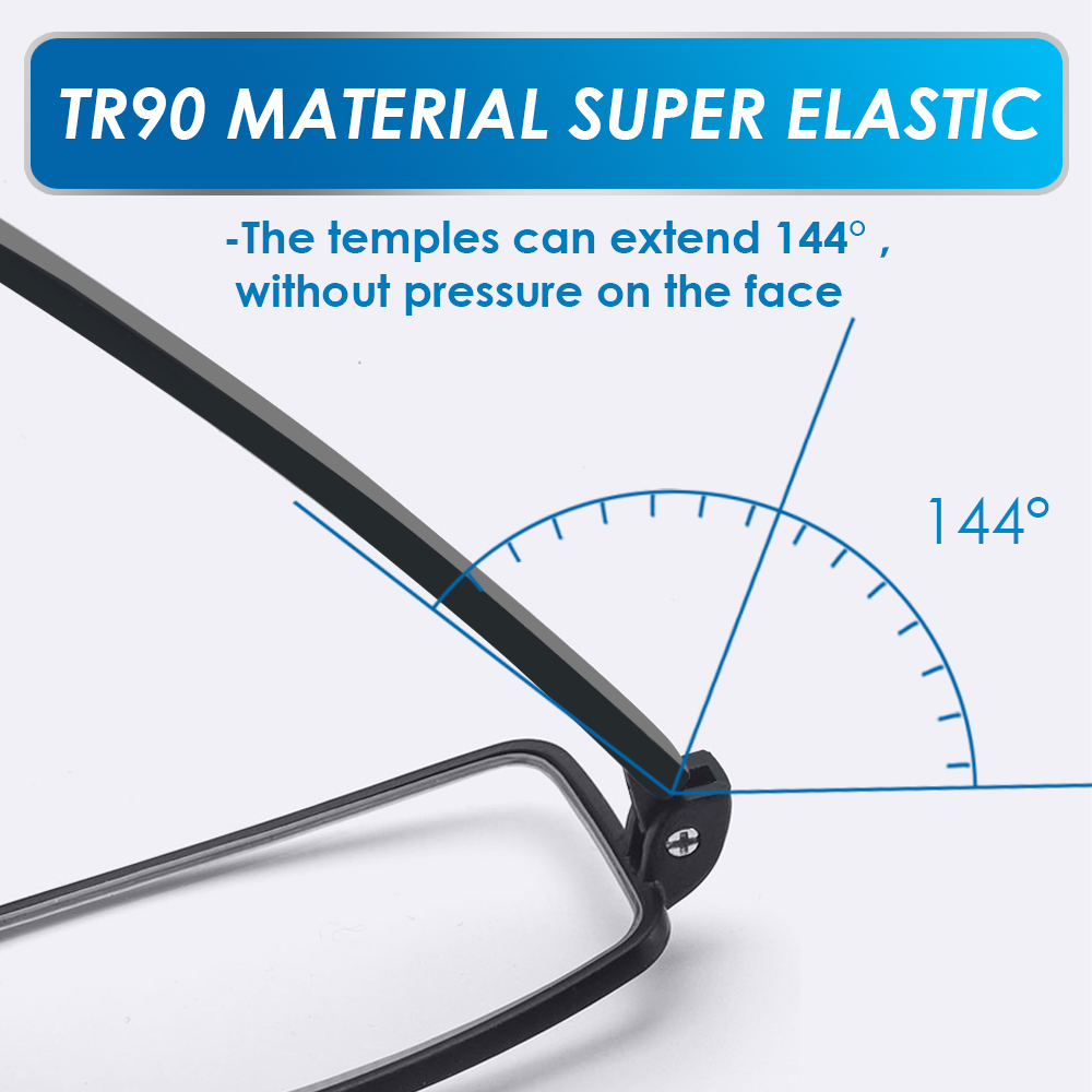 TERAISE 4-Pack Upgrade Reading Glasses Ultralight Reader Anti-blue Glasses-TERAISE