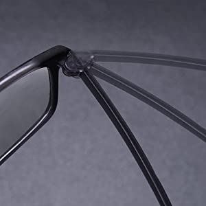 Reading Glasses with Elastic Temples