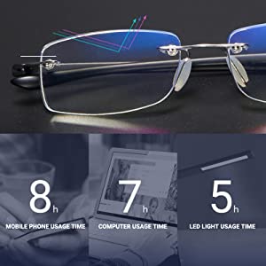 presbyopic glasses anti-blue light computer reading glasses men blue light blocking computer readers