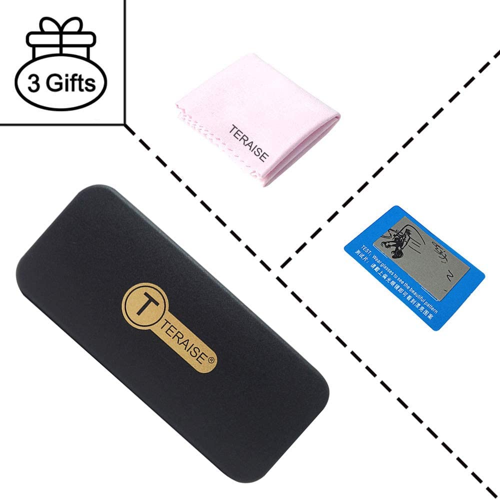 Polarized Clip-on Sunglasses Over Prescription Glasses Anti-Glare UV400-TERAISE