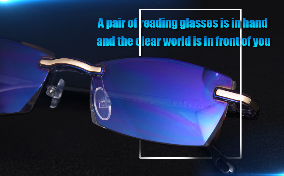 Luxury Rimless Diamond Cut edge Glasses for Women Men Frameless