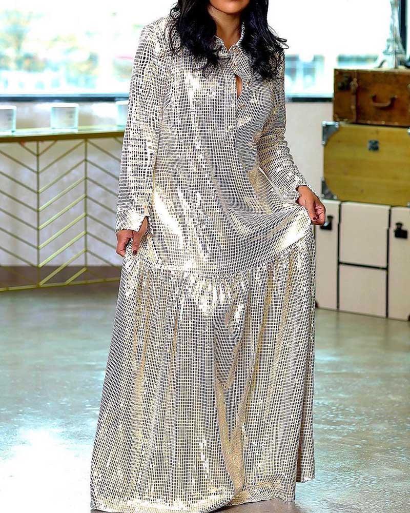 Fashion Personality Stitching Dress