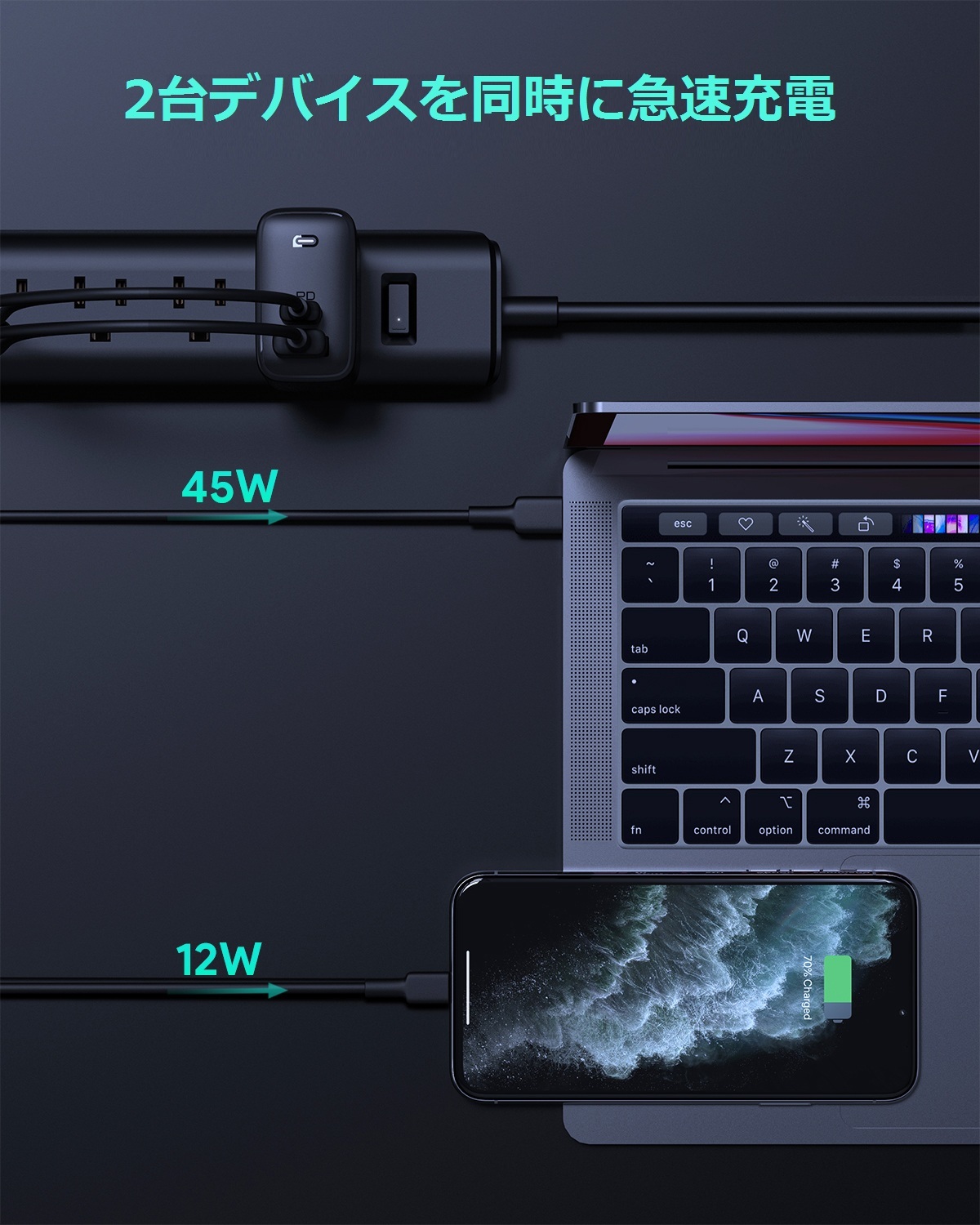 65W Omnia USB充電器 PA-B3