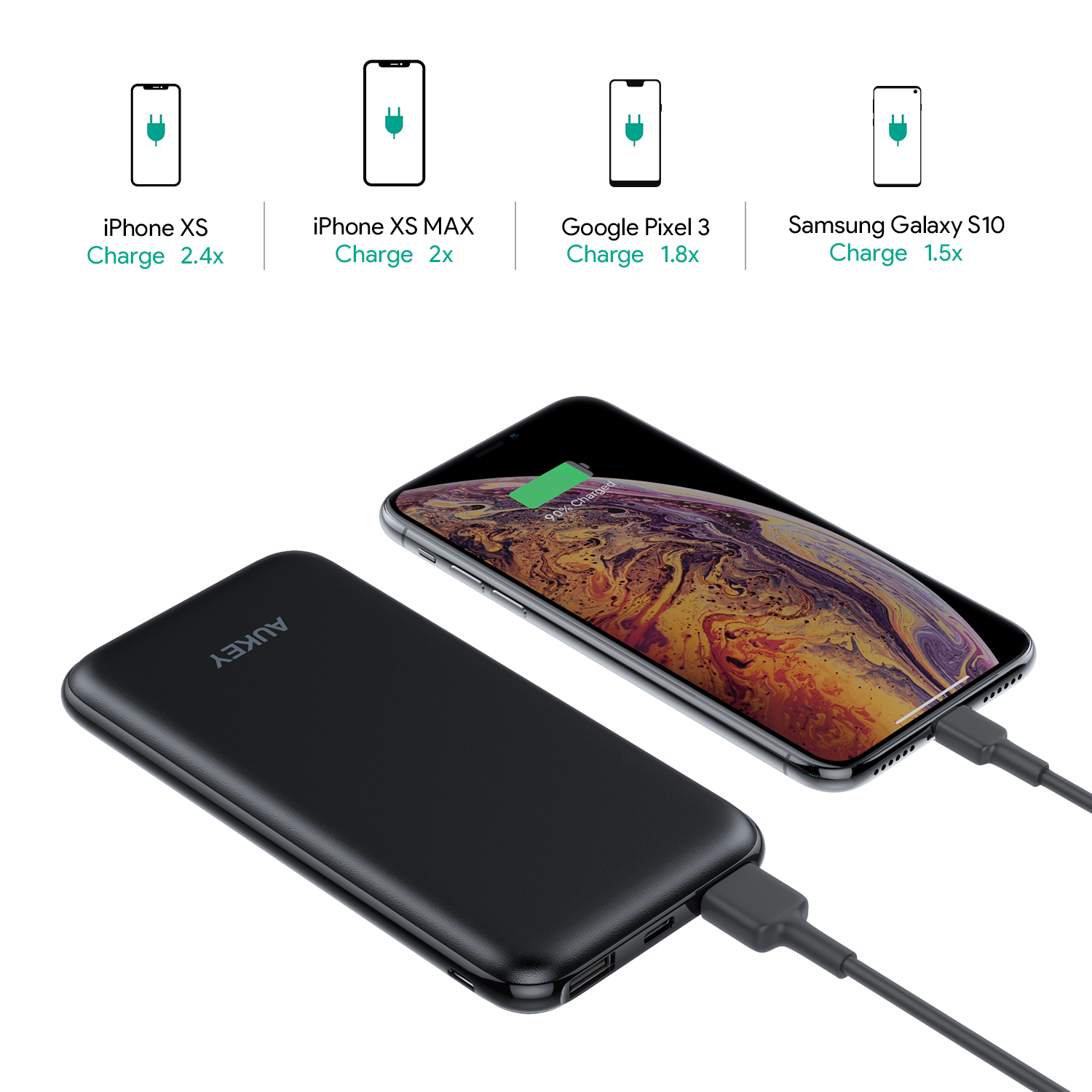 Qi対応 モバイルバッテリー PB-Y25