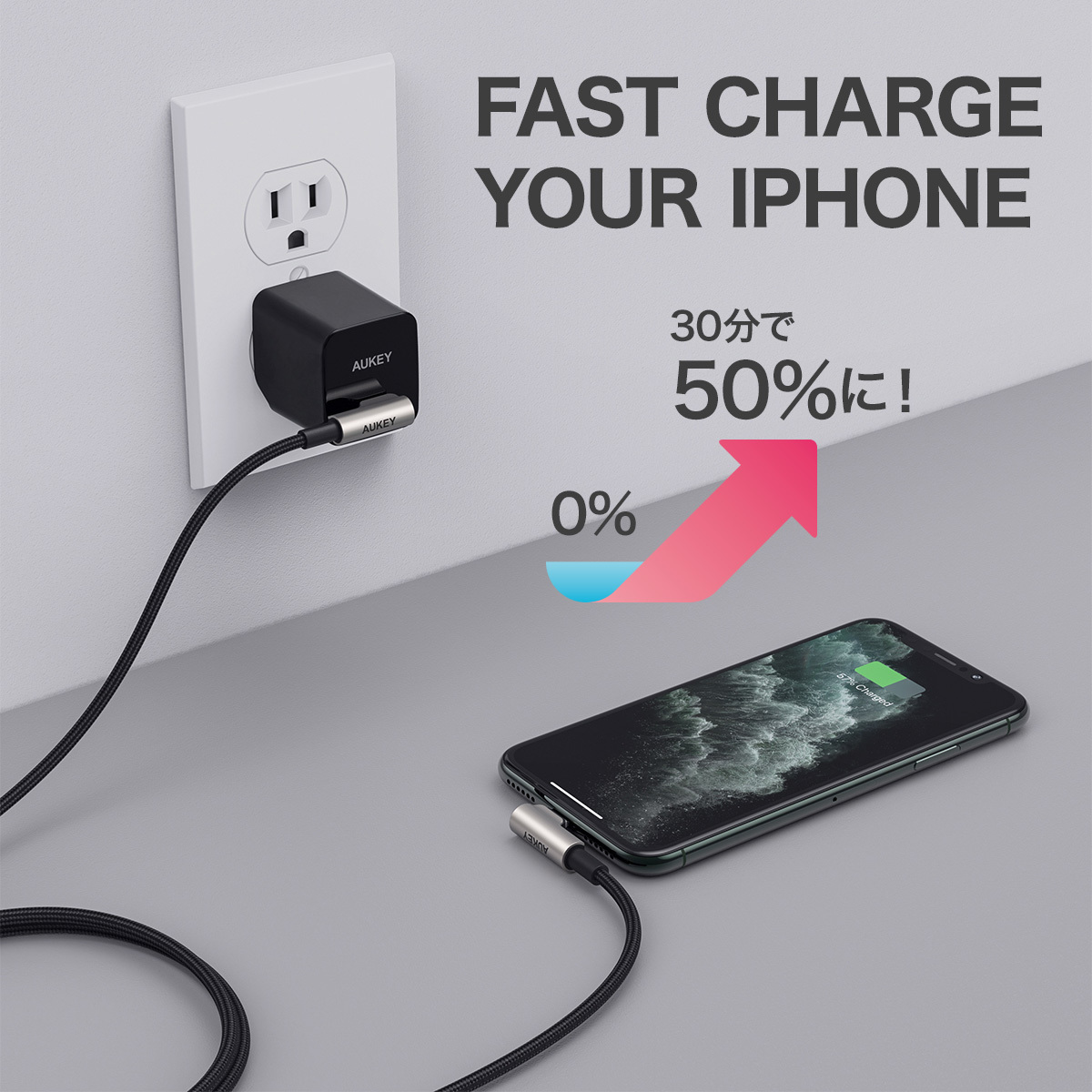 USB-C to Lightningケーブル CB-CL09