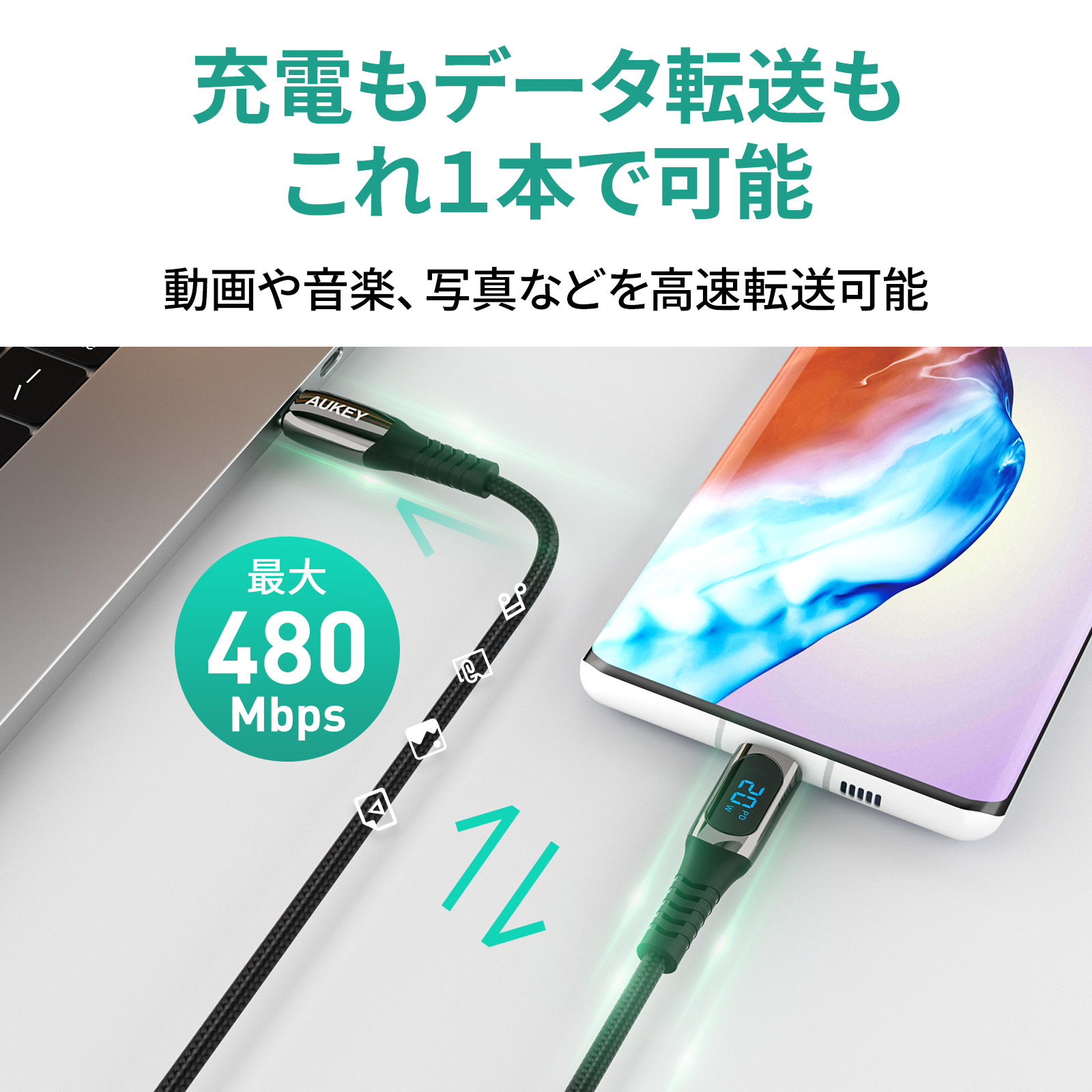 USB-C to Cケーブル CB-CC14