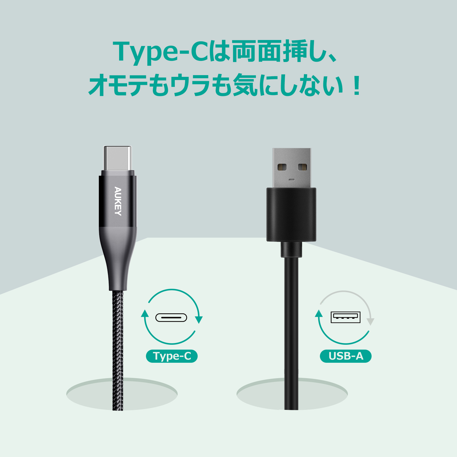 Impulse Series USB-C to USB-CケーブルCB-CC12 / CB-CC20