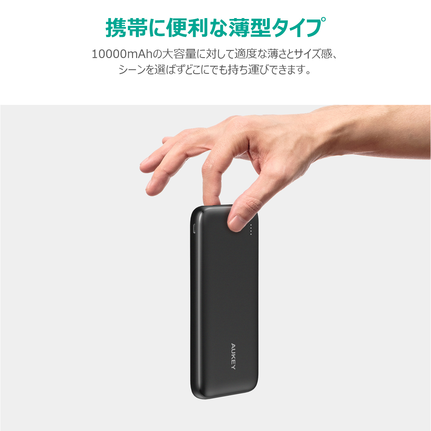 10000mAh モバイルバッテリー PB-N73S