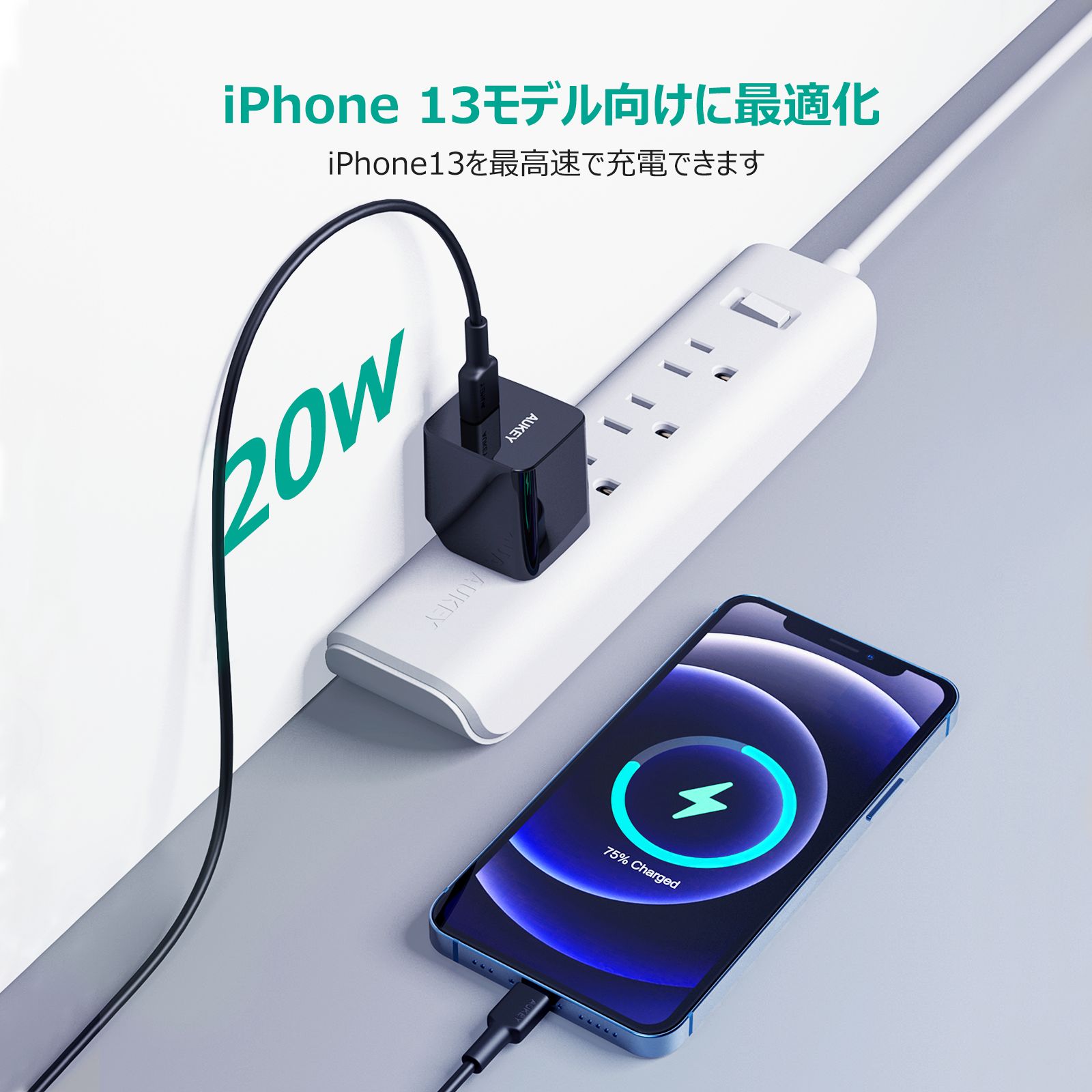 20W USB-C 急速充電器 PA-Y20S