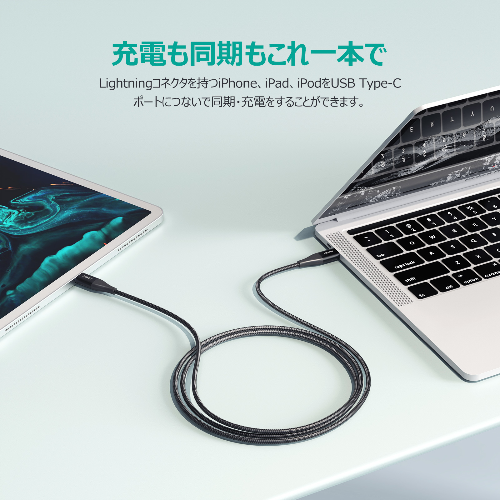 Impulse Series USB-C to Lightningケーブル（2m）CB-CL20