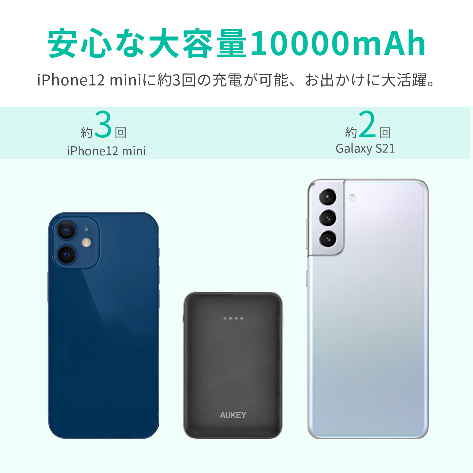 Sprint Go series 10000mAh モバイルバッテリー PB-N67